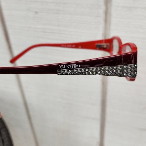 Valentino Eyeglasses VAL5657 Rectangular Frames - Picture 9 of 11
